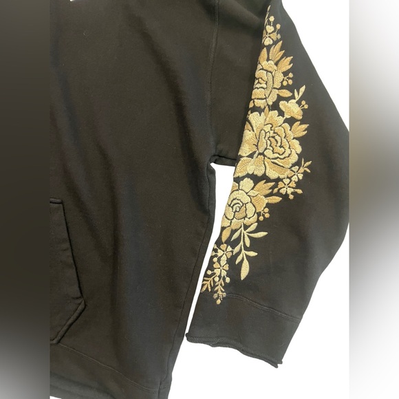Johnny Was Olenna Floral Embroidered Oversized Hoodie NWT Size XL - Picture 4 of 13